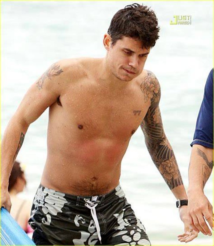 John Mayer shirtless