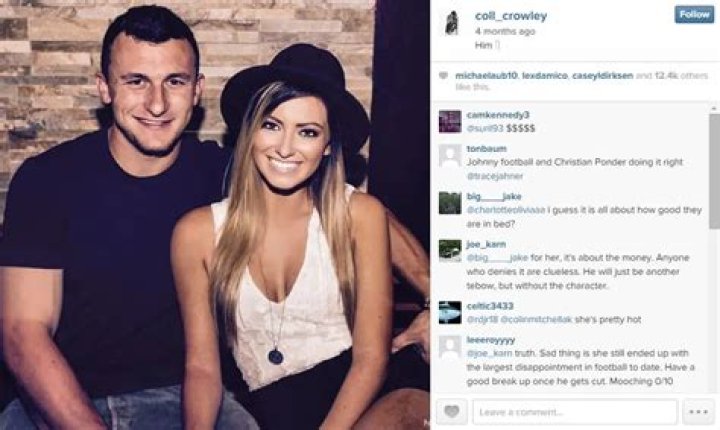 Johnny Manziel and Colleen Crowley