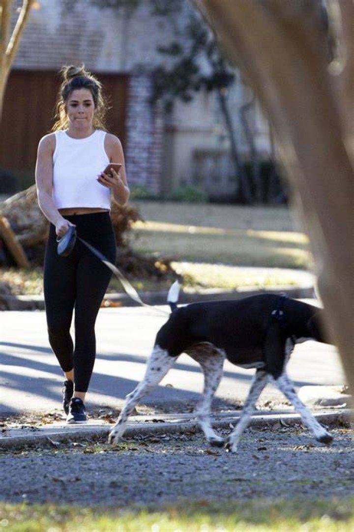 JoJo Fletcher with her dog