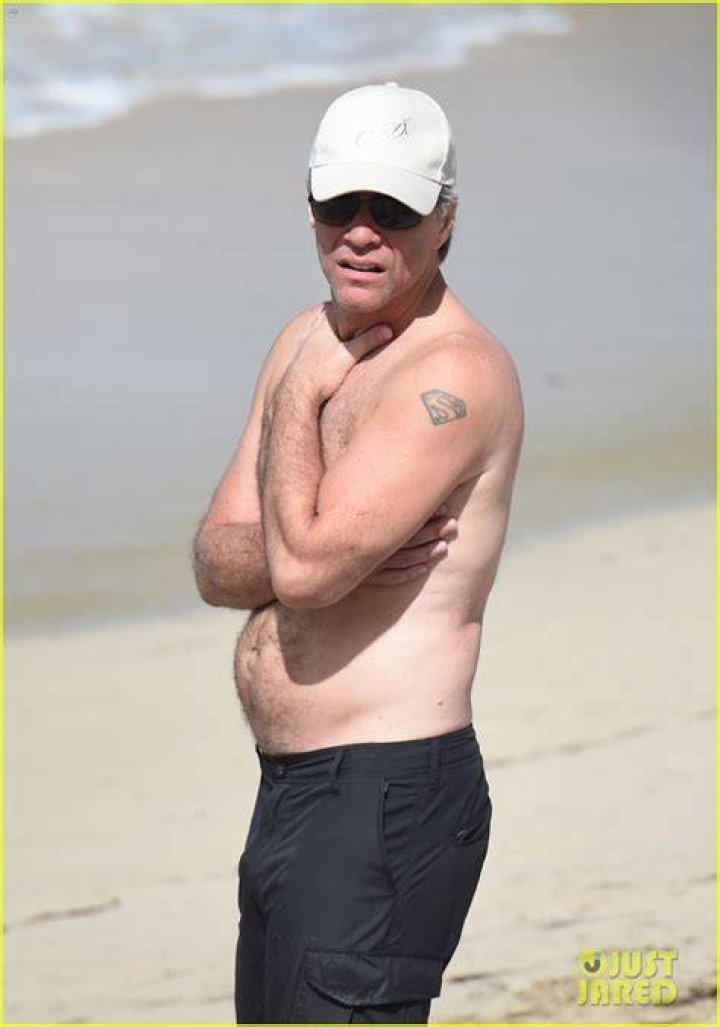 Jon Bon Jovi shirtless body
