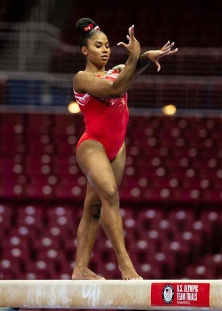 Jordan Chiles as seen in an Instagram Post in February 2021
