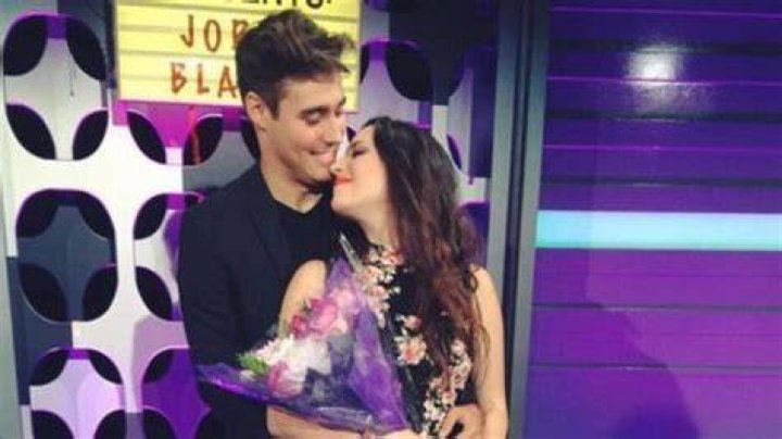 Jorge Blanco and Stephie Caire taking a selfie in August 2018