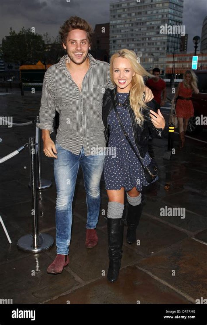 Jorgie Porter and James Atherton