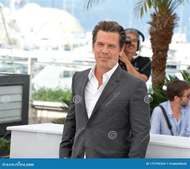 Josh Brolin at the Cannes Film Festival with the Cast and Director of the Movie You're Going to Meet a Tall Dark Stranger