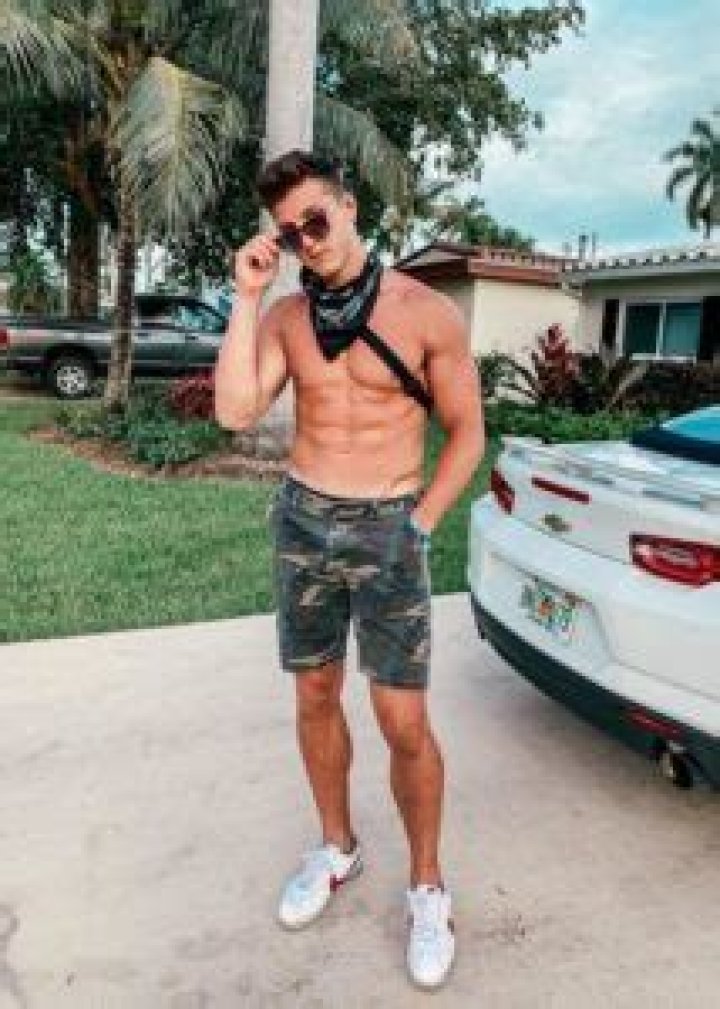 Josh Brueckner as seen while posing for a picture in Romeo, Macomb County, Michigan, United States in October 2019