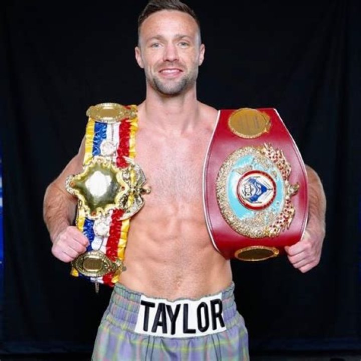 Josh Taylor as seen in a picture with his beau Danielle Murphy in July 2023