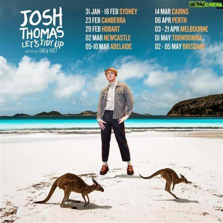 Josh Thomas in an Instagram selfie from March 2020