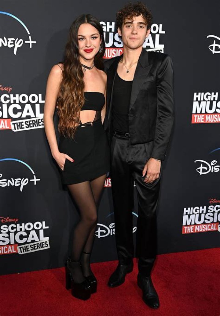 Joshua Bassett and Olivia Rodrigo as seen in 2019