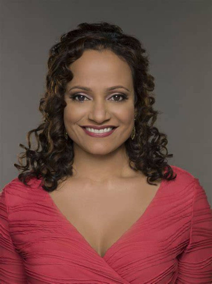 Judy Reyes in June 2019 announcing the premiere of Season 3 of TNT’s Claws in the upcoming weekend