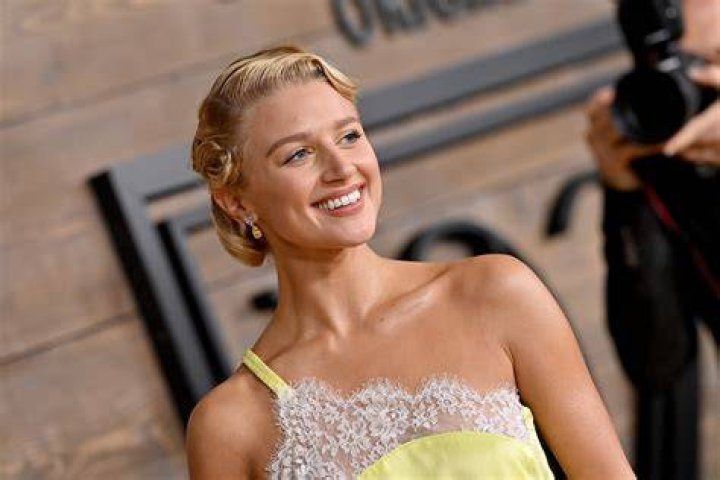 Julia Schlaepfer as seen while posing for a picture in April 2023
