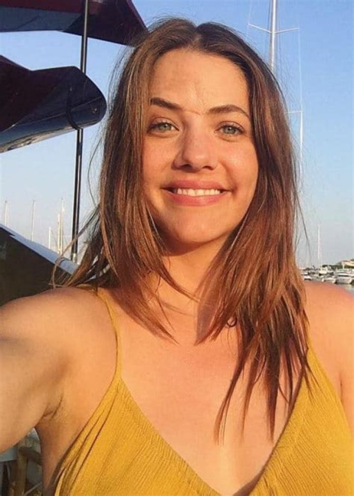 Julie Gonzalo in a selfie with her dog as seen in March 2019