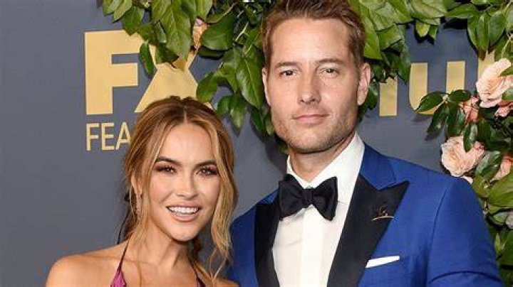 Justin Hartley and Chrishell Stause at the NBC and Vanity Fair Toast in November 2016