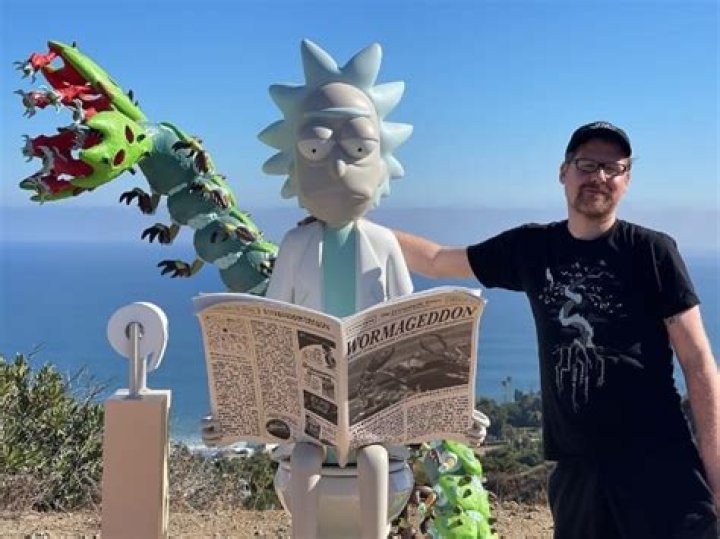 Justin Roiland as seen while posing for a picture in Malibu, California in August 2022