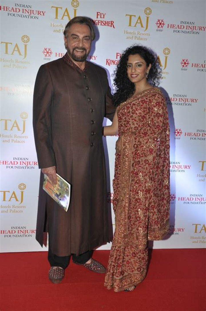 Kabir Bedi and Parveen Dusanj at the premiere of 'Rock Of Ages'