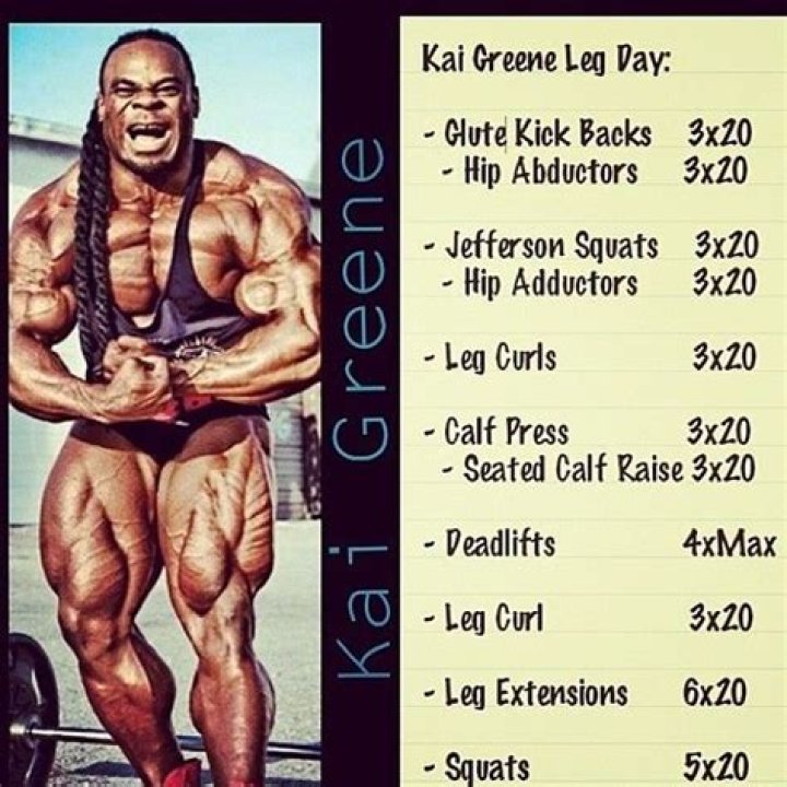Kai Greene Workout Routine