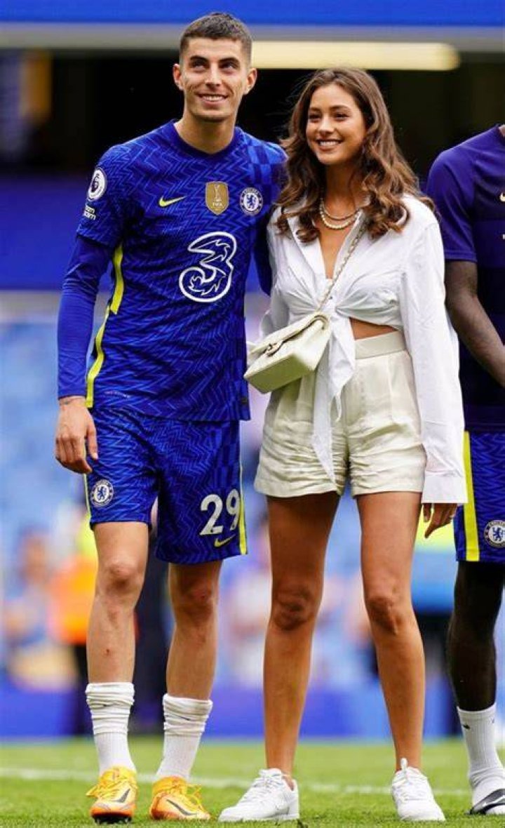Kai Havertz and Sophia Weber, as seen in January 2019