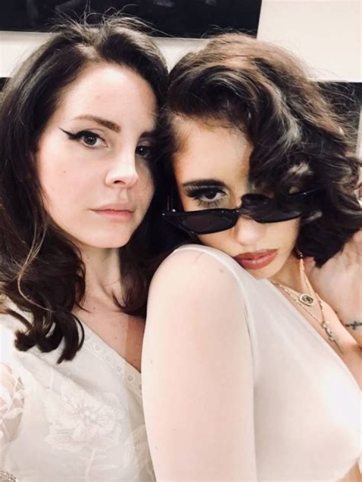 Kali Uchis with Lana Del Rey while on a music tour in February 2018
