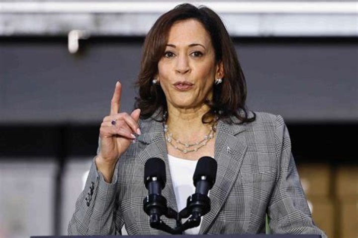 Kamala Harris as seen in her official headshot in May 2017