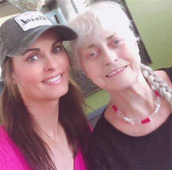 Karen McDougal with her mother as seen in November 2017