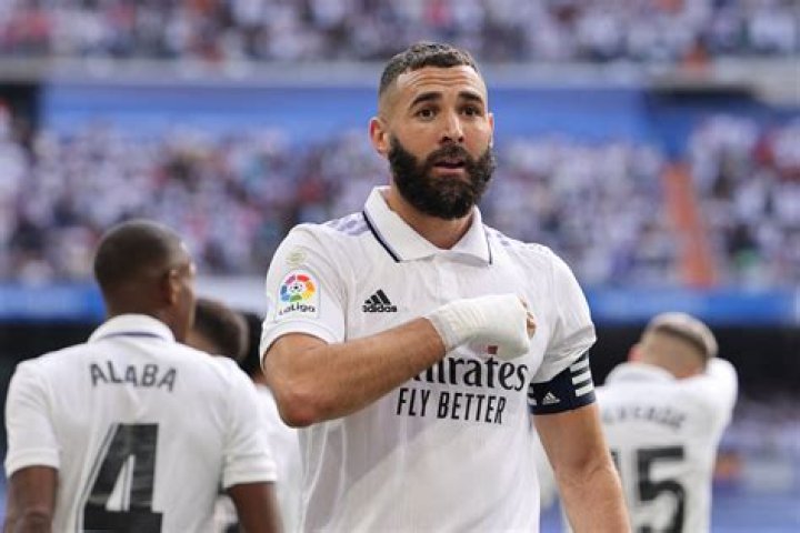 Karim Benzema after the La Liga match between Real Madrid and Rayo Vallecano on December 20, 2015 in Madrid, Spain