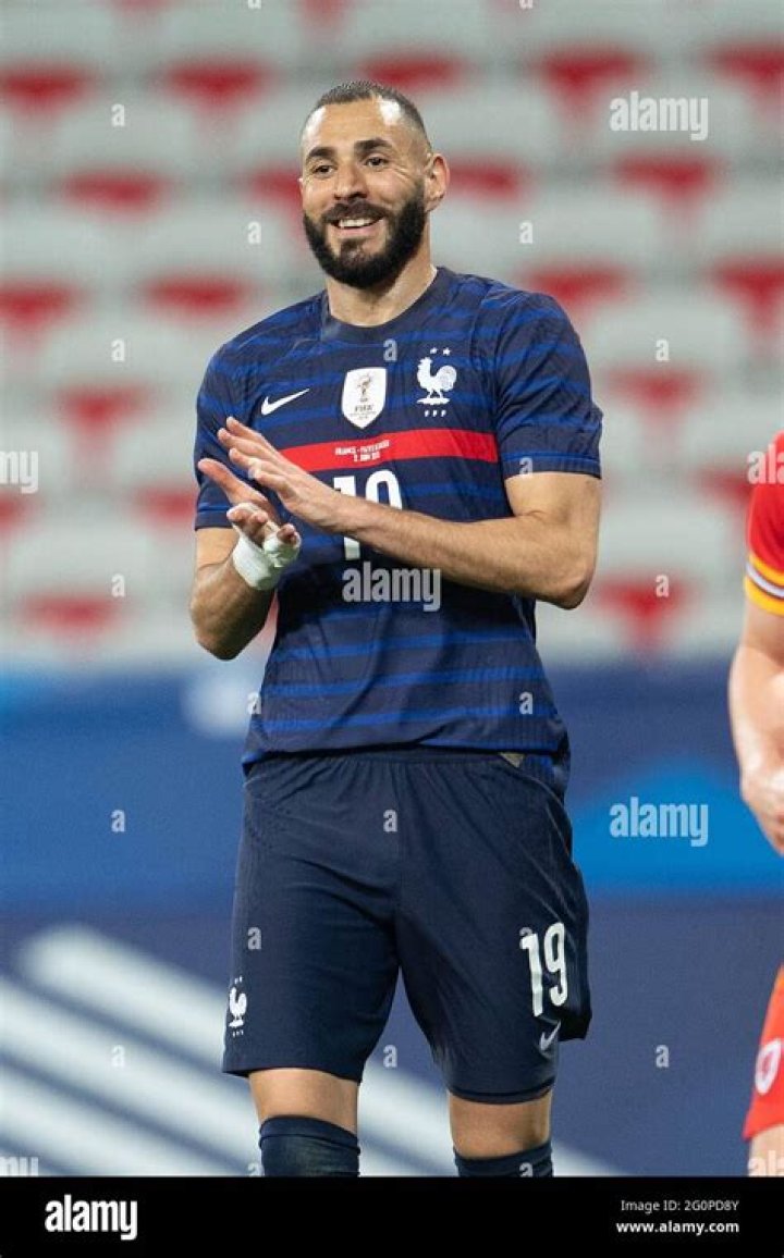 Karim Benzema during a friendly match between France and Brazil on March 26, 2015 in Paris, France