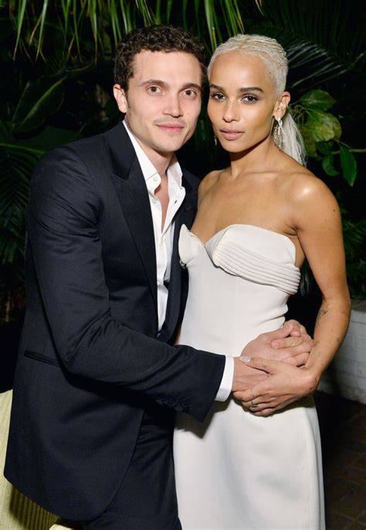 Karl Glusman and Zo&euml; Kravitz in a selfie in September 2017