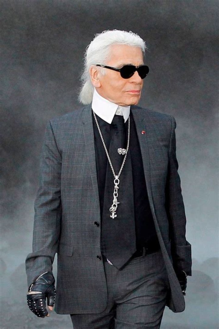 Karl Lagerfeld at the British Fashion Awards in November 2015 in London