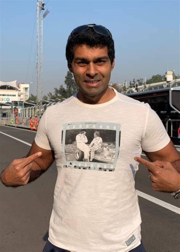 Karun Chandhok as seen in an Instagram Post in October 2019