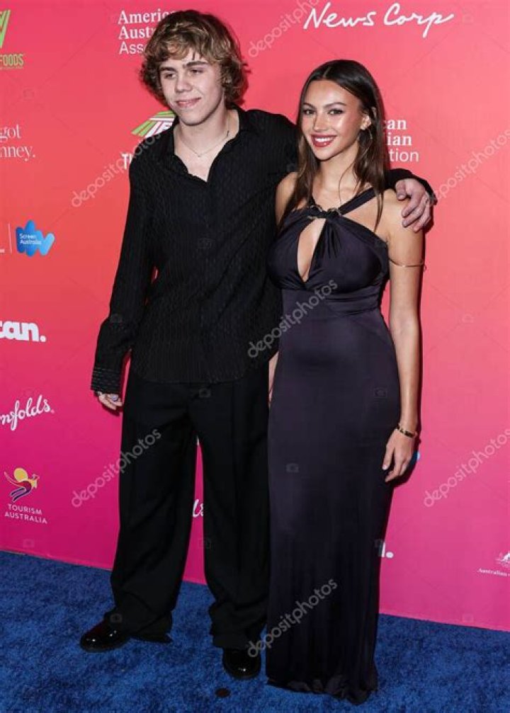 Katarina Deme and Australian singer and rapper Kid Laroi in June 2021