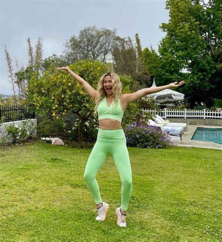 Kate Hudson in her workout gear