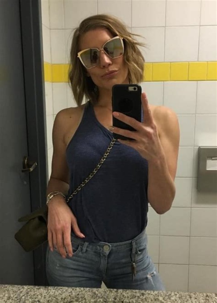 Katee Sackhoff in a selfie in October 2017