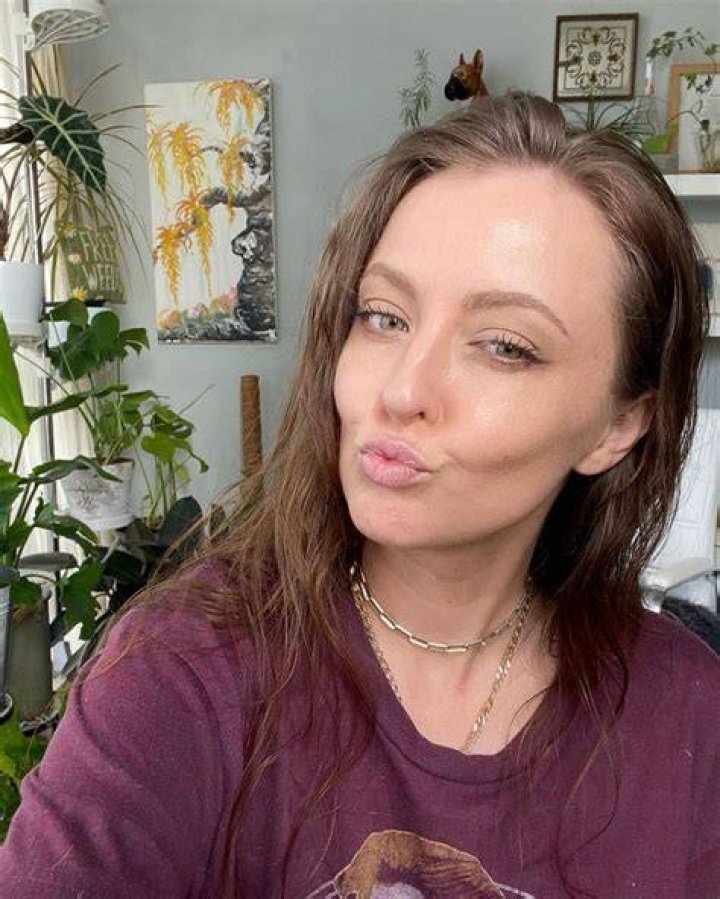 Katharine Isabelle in an Instagram selfie from October 2020