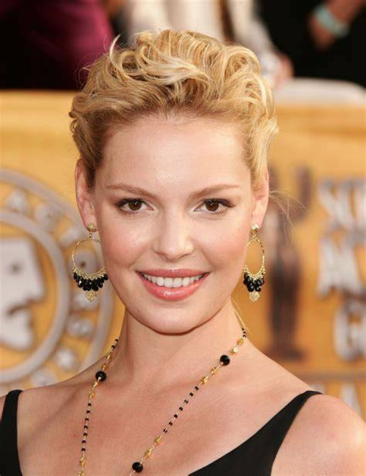 Katherine Heigl with her present family
