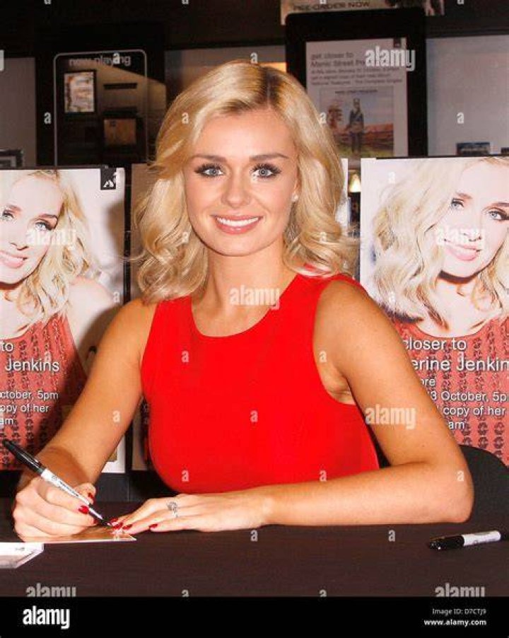 Katherine Jenkins signing autographs outside the Royal Albert Hall in 2011