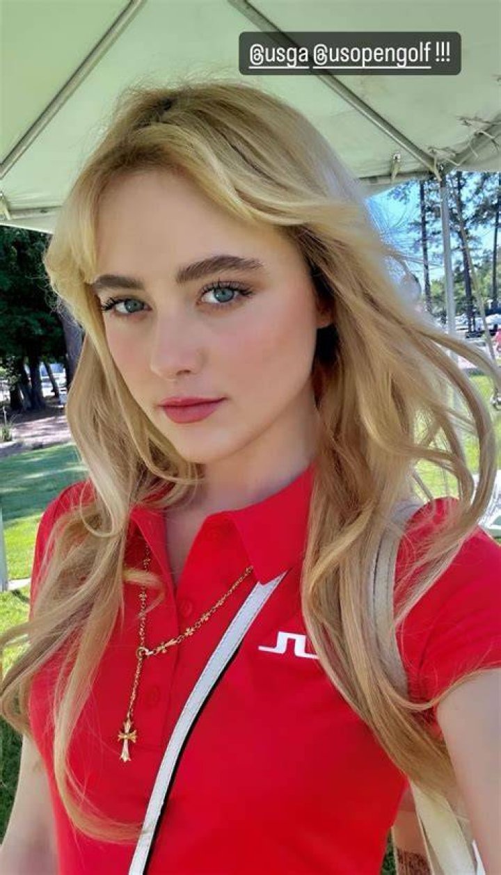 Kathryn Newton in a selfie in July 2018