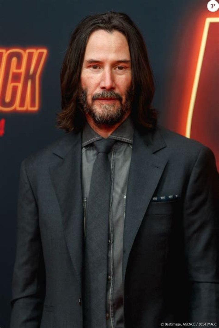 Keanu Reeves at the premiere of Amazon's The Neon Demon in June 2016
