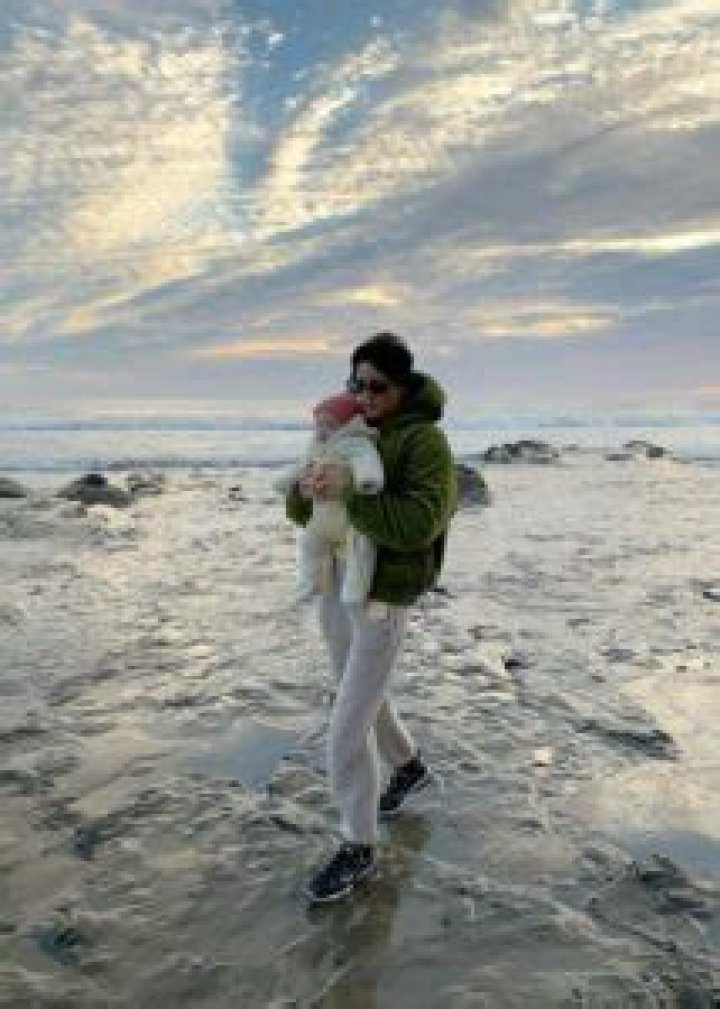 Keenan Kampa with her baby in December 2020