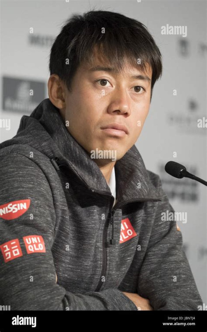 Kei Nishikori during a press conference at Internazionali BNL d&rsquo;Italia on May 10, 2016 in Rome, Italy