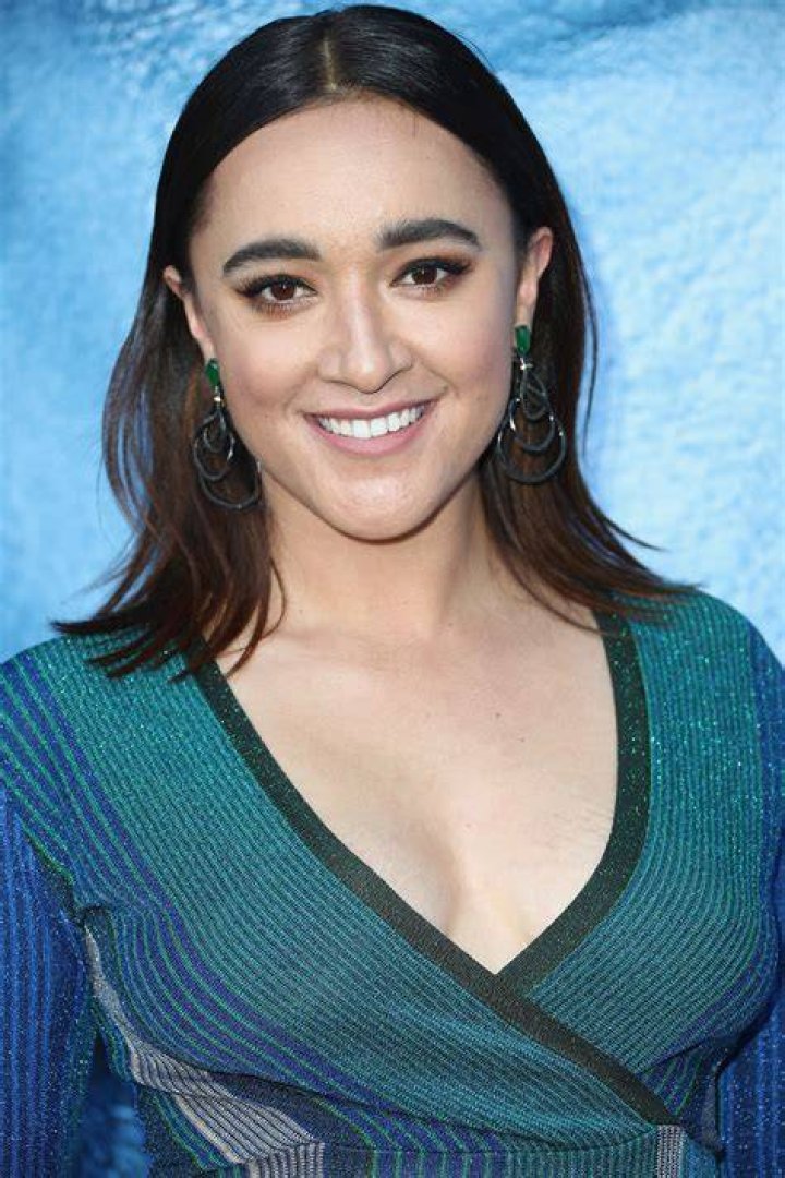 Keisha Castle-Hughes (Left) posing for a picture along with Christina Collard in Antelope Valley California Poppy Reserve located in Los Angeles County, California&lrm;, United States in April 2019