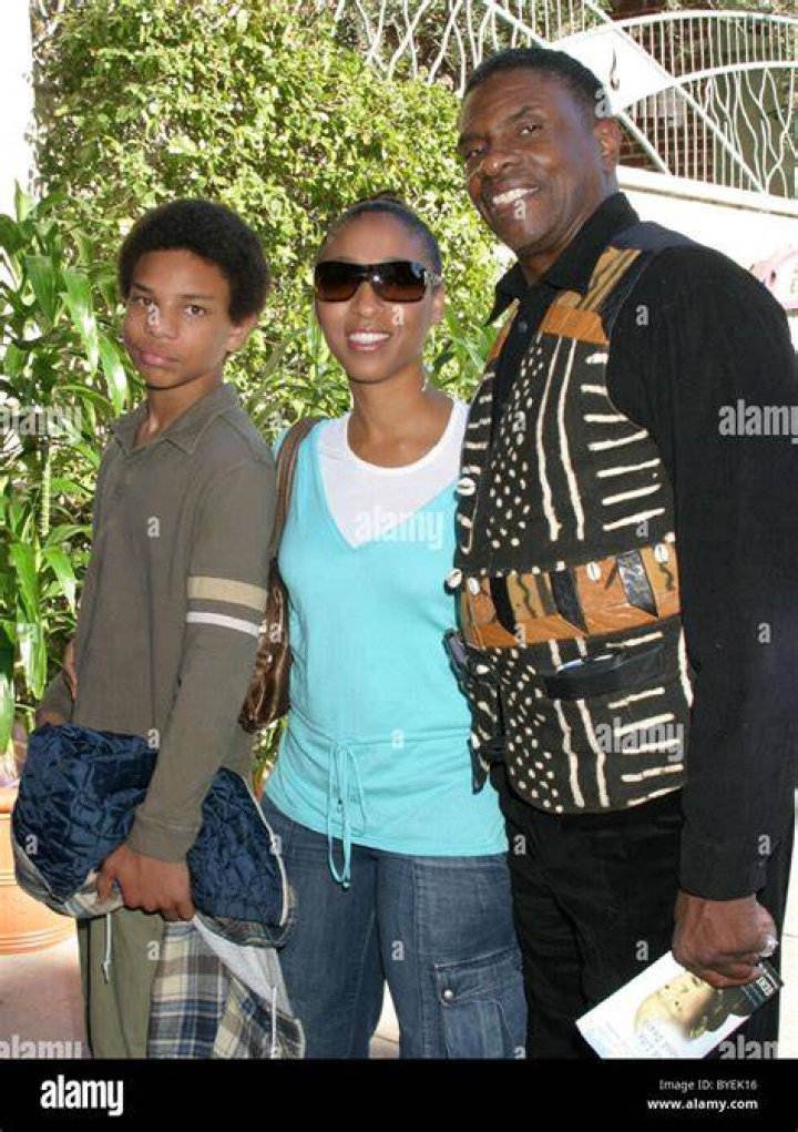 Keith David with his family as seen in June 2019