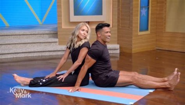 Kelly Ripa during a workout
