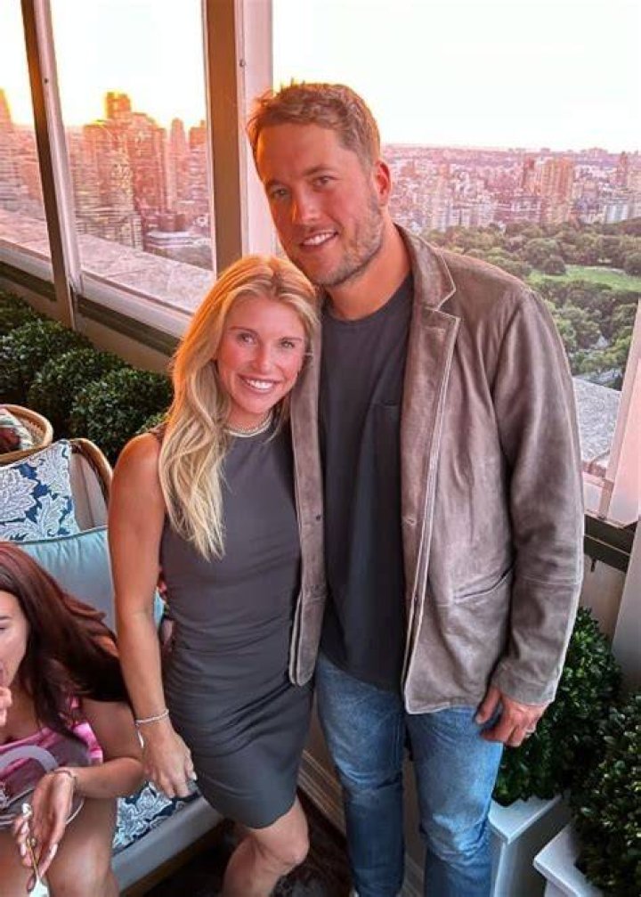 Kelly Stafford as seen in a picture that was taken in November 2022