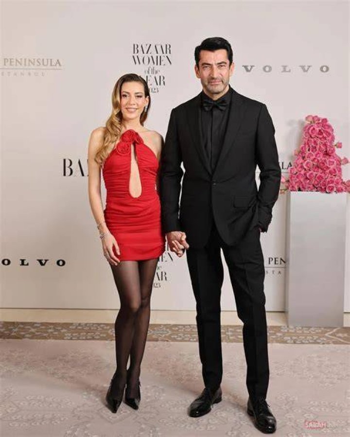 Kenan İmirzalıoğlu and Sinem Kobal as seen in December 2018