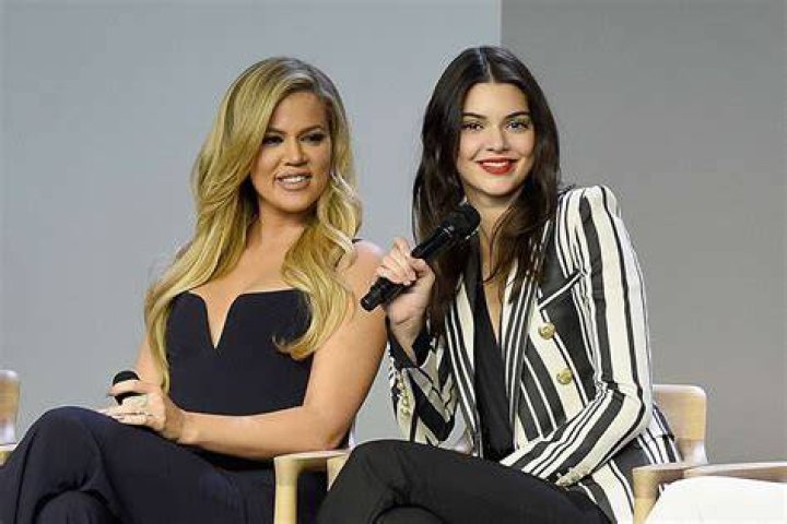 Kendall Jenner and Khloe Kardashian seen out in LA on June 23, 2015 eating pizza