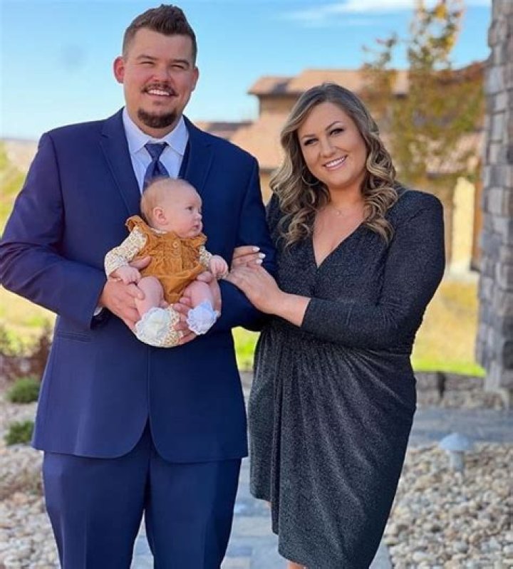 Kendall Rae with her husband Josh as seen in July 2018
