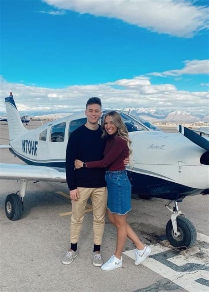 KennaDee Nelson and her boyfriend Chase Haddock in a picture that was taken in February 2021