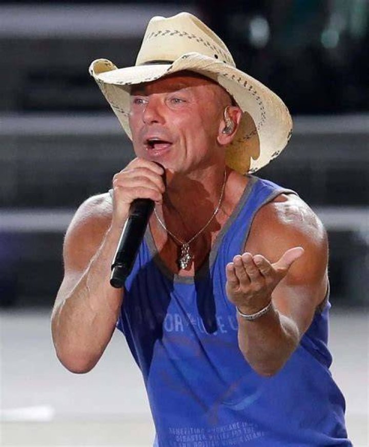 Kenny Chesney performing in a concert in August 2007