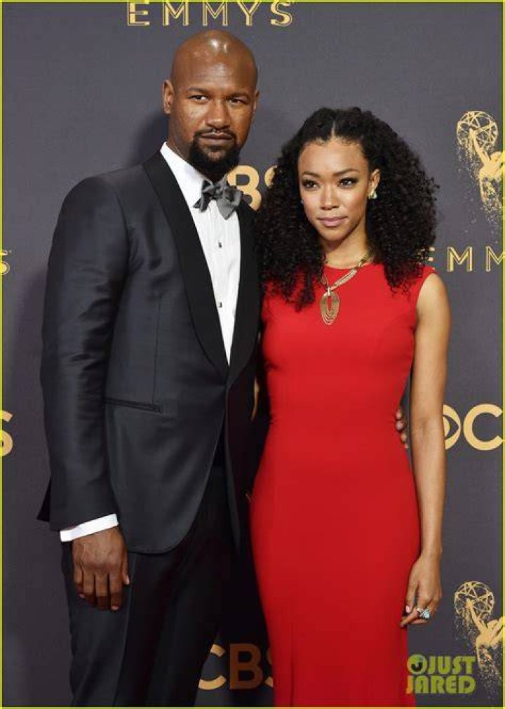 Kenric Green and Sonequa Martin in February 2021