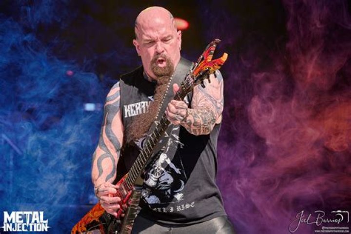 Kerry King as seen in a picture taken while playing at Slayer concert at Wacken Open Air 2014 music festival