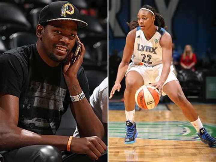 Kevin Durant and Monica Wright